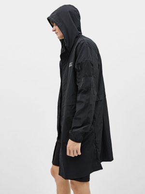 Hooded nylon parka